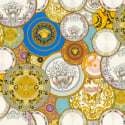 Versace Art De La Table Multi-Coloured Metallic Wallpaper – 34901-1
