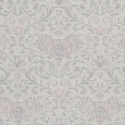 Galerie City Romance Floral Damask Silver Grey/Pink Wallpaper 35150 swatch view.