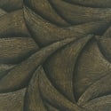 Galerie Odyssey Abstract Wave Black/Gold Metallic Wallpaper - 35506