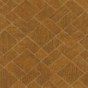 Galerie Odyssey Wood Mosaic Design Gold Metallic Wallpaper - 35513