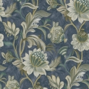 Holden Decor Bohemian Cecelia Floral Navy Wallpaper - 36353