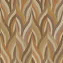 Holden Decor Bohemian Arabesque Geometric Orange/Mocha Wallpaper - 36373