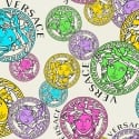 Versace Medusa Amplified Multicoloured/White Wallpaper - 386101