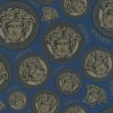 Versace Medusa Amplified Dark Blue Wallpaper - 386113