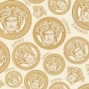 Versace Medusa Amplified Copper Wallpaper - 386115