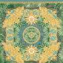 Versace Jungle Animalier Multicoloured/Teal Wallpaper - 387032