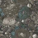 Michalsky Living Antique Floral Grey/Blue Wallpaper - 39979-2