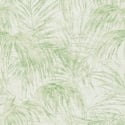 Michalsky Living Palm Leaf Motif Cream/Green Wallpaper - 39981-1