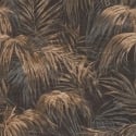 Michalsky Living Palm Leaf Motif Brown/Beige Wallpaper - 39981-2