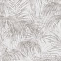 Michalsky Living Palm Leaf Motif White/Grey Wallpaper - 39981-3