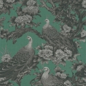 Michalsky Living Peacock Garden Grey/Green Wallpaper - 39982-2
