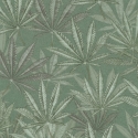 Michalsky Living Layered Palm Leaves Green Wallpaper - 39984-1