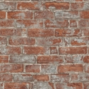 Erismann Imitations Rustic Brick Red Wallpaper - 6318-06
