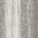 Holden Decor Distressed Stripe Charcoal Metallic Wallpaper - 66240