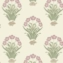 Belgravia Decor Hare and Tortoise Green/Lilac Wallpaper - 6658