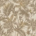 Rasch Emporium Shimmering Oasis Golden Brown Wallpaper - 704136