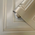 Belgravia Decor Amara Wood Panel Champagne Satin Wallpaper - 7401