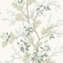 Belgravia Decor Bridget Oriental Floral Cream Wallpaper - 750