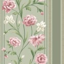 Belgravia Decor Raya Panel Sage/Pink Wallpaper - 757