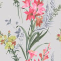 Belgravia Decor Thalia Floral Red Multi Wallpaper - 766