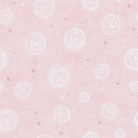 Flat material sample of the AS Creation Lilly & Luis 77139-2 design showing the alternating pink and white circular pattern.