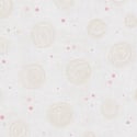 Flat material sample of the AS Creation Lilly & Luis 77143-3 design showing the detailed beige and white illustrated cloud pattern.