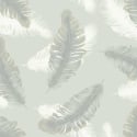 Belgravia Decor Delicate Feather Sage Wallpaper - 772
