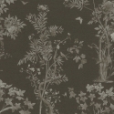 As Creation Botanical Sketch Black/Grey Metallic Wallpaper - 79043-6