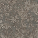 As Creation Tropical Outline Grey/Silver Metallic Wallpaper - 79047-3