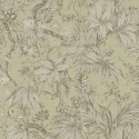 As Creation Tropical Outline Green/Grey Metallic Wallpaper - 79047-5