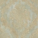 AS Creation Ornate Damask Sage Green/Gold Metallic Wallpaper - 79049-2