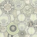 Versace Art De La Table Green/Grey Metallic Wallpaper – 79136-2