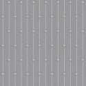 Flat swatch of Versace Baroque Stripe in silver and grey showing the detailed non-woven substrate surface.