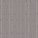 Flat swatch of Versace Baroque Stripe in gilver and grey showing the detailed non-woven substrate surface.