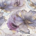 Muriva Renata Floral Multi/Gold Metallic Wallpaper - 811321