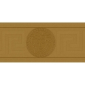 Versace Greek Key Gold Wallpaper Border - 93522-2