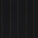 Versace Greek Key Stripe Black Wallpaper - 93524-4