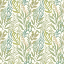 Hoopla Walls Verdant Leaves Sage/Willow Wallpaper - HWA1389W