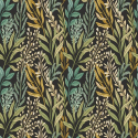 Hoopla Walls Verdant Leaves Noir Mix Wallpaper - HWA1391W