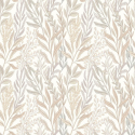 Hoopla Walls Verdant Leaves Parchment Wallpaper - HWA1394W