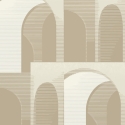 Grandeco Ciara Ada Geometric Natural/Cream Wallpaper - A63302