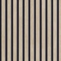 Grandeco Ciara Hermes Wooden Slat Effect Brown/Black Wallpaper - A63601