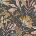 Grandeco Ciara Matisse Tropical Floral Black Multi Wallpaper - A63803