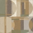 Grandeco Sojo Geometric Green Multi Wallpaper - A64903