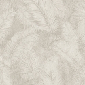 Grandeco Happy Leaf Motif Beige Wallpaper - A70202