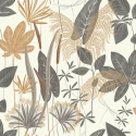 Grandeco Loma Floral Grey Wallpaper - A70701