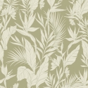 Grandeco Omaru Lucia Forest Green Metallic Wallpaper - A71102
