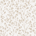 Grandeco Omaru Calluna Leaf Motif Gold Metallic Wallpaper - A71401