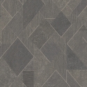 Grandeco Omaru Morena Geometric Black Glitter Wallpaper - A72003