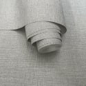 Belmont House Hendrix Weave Texture Silver Grey Metallic Wallpaper - BH16